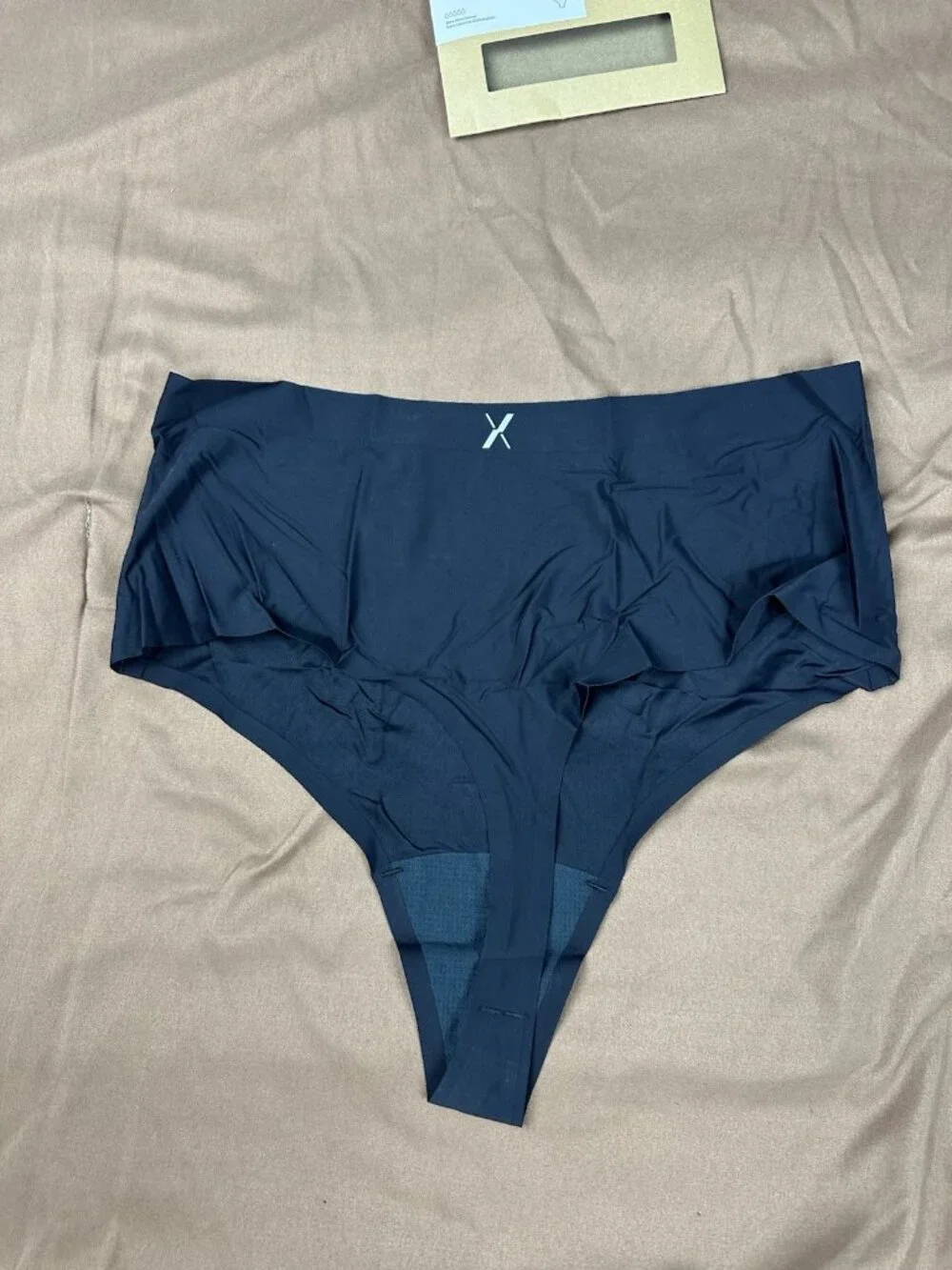 Knix Essential High Rise Thong Underwear Black Size XL Zero Absorbency NWT